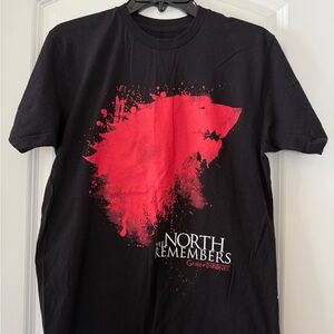Game of Thrones House Stark "The North Remembers" Graphic T-Shirt - Black